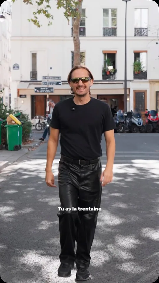 Still from the reel “the weekend in Berlin” on Antonin Ecce's account