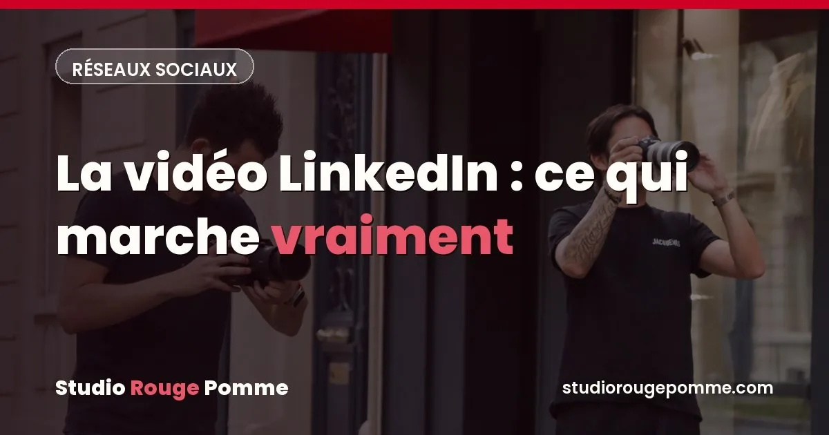 Cover image for the article: Video on LinkedIn for a small company: what actually works